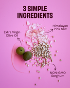 Cob | Olive Oil Pink Salt Popped Sorghum