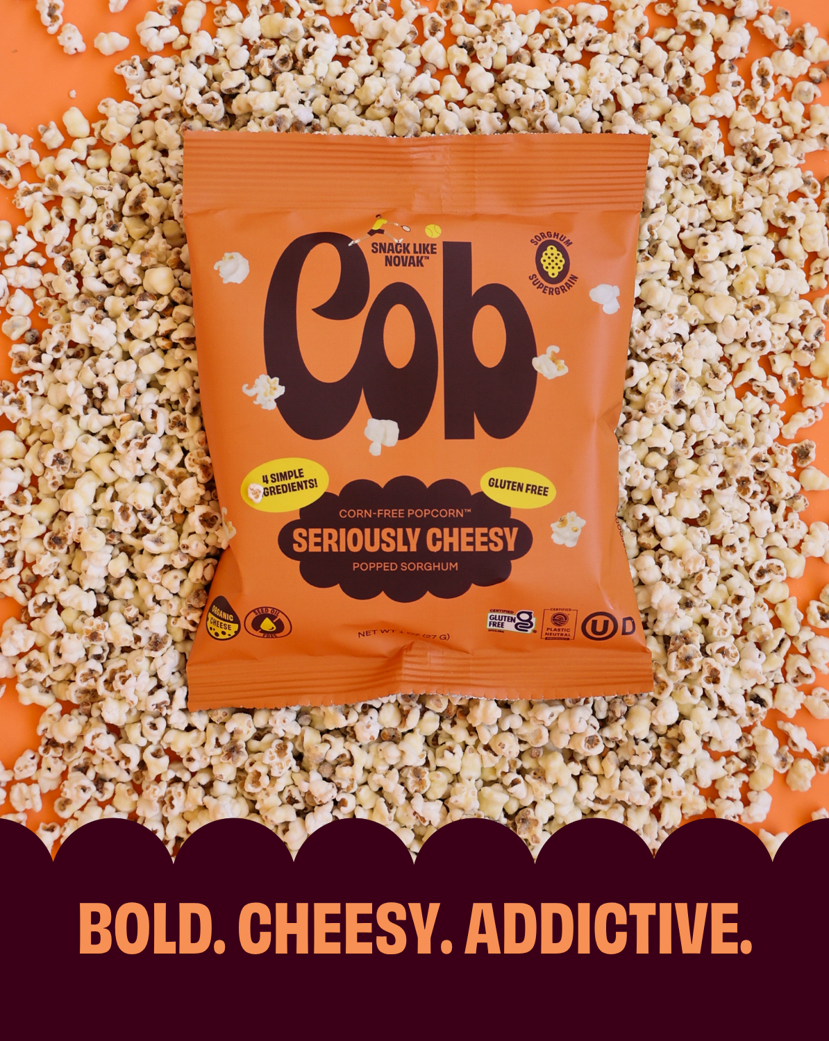 Cob | Seriously Cheesy Popped Sorghum