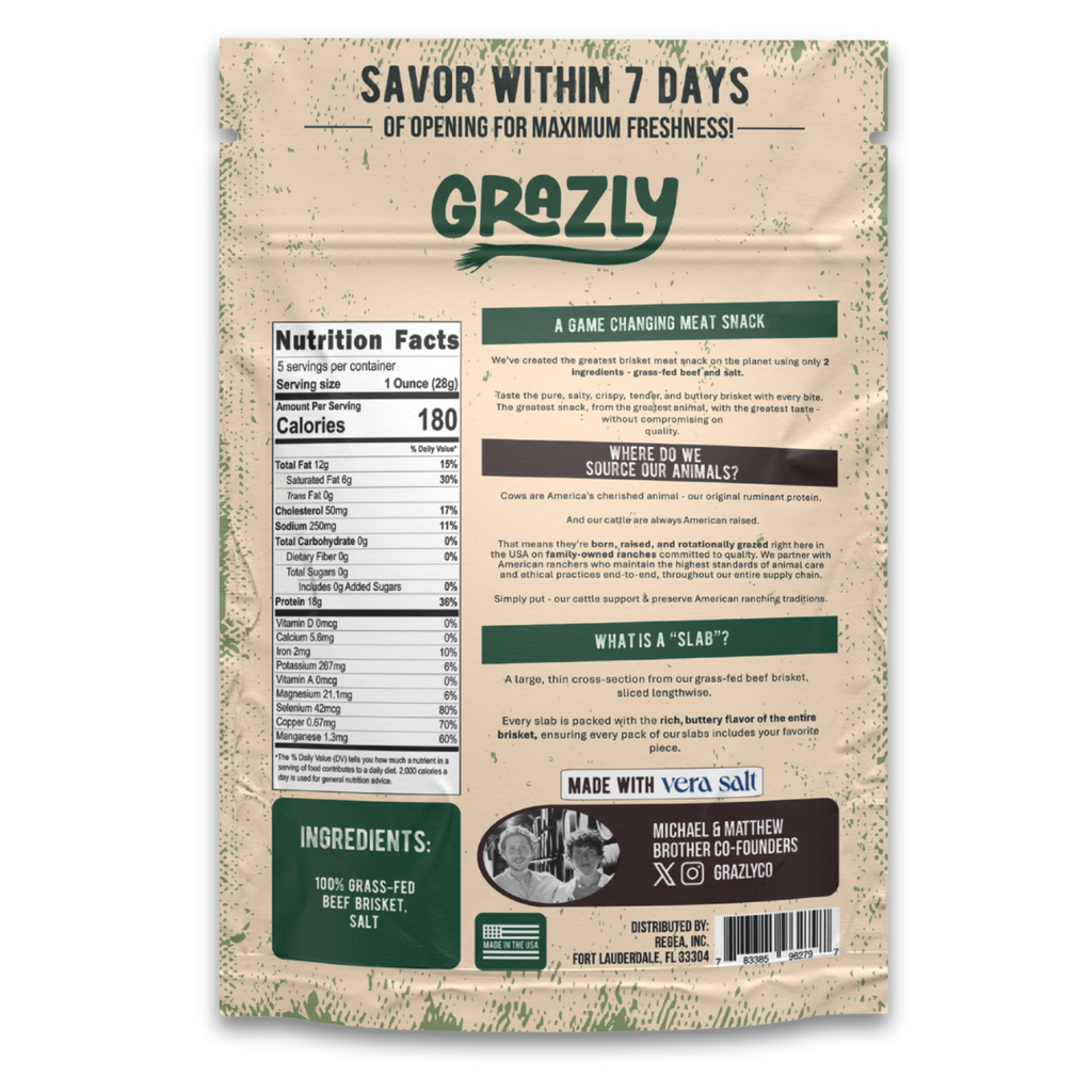 Grazly | Beef Brisket Slabs