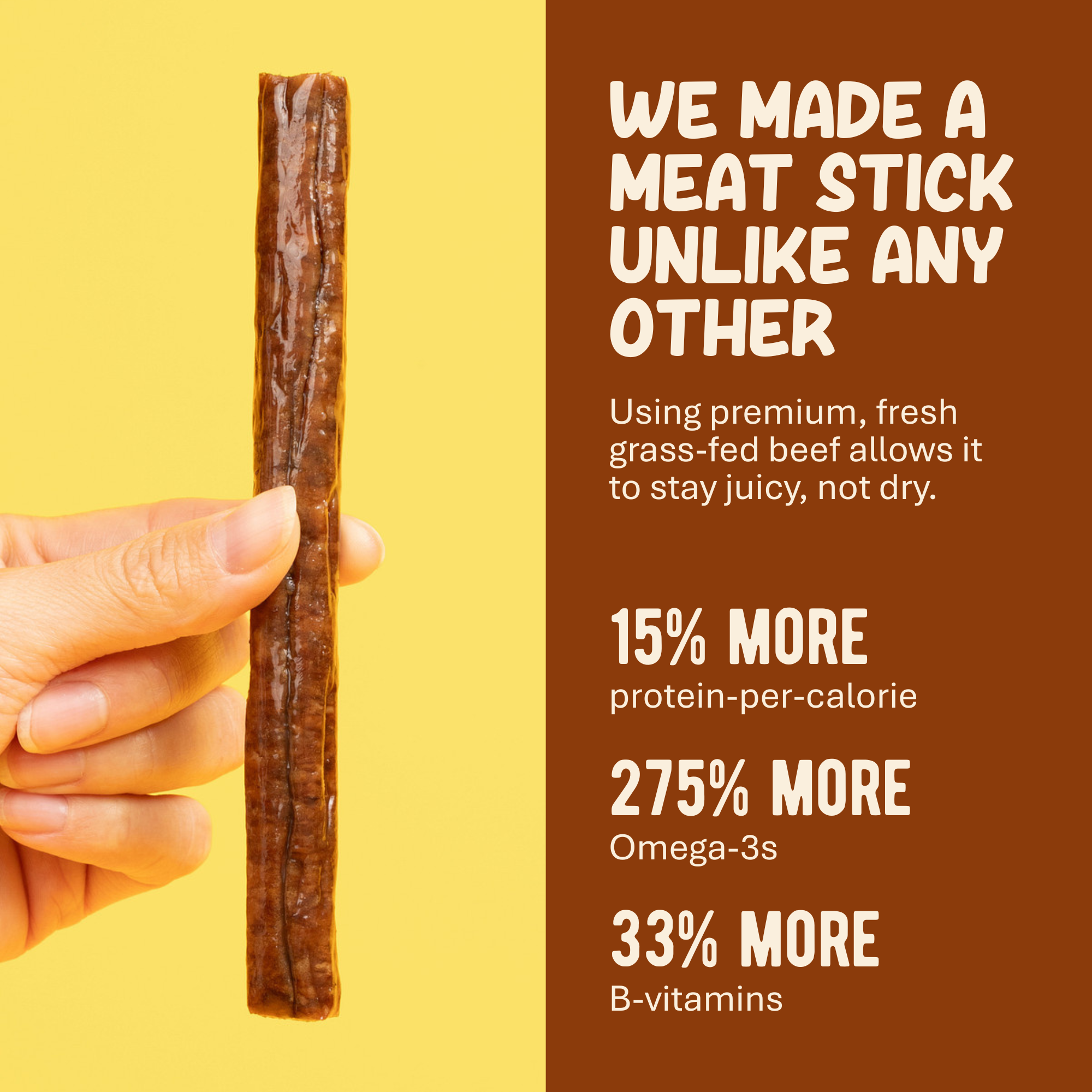 Grazly | Plain Beef Meat Sticks