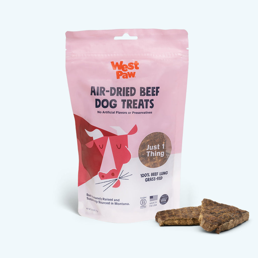 West Paw | Air-Dried Beef Lung Dog Treats