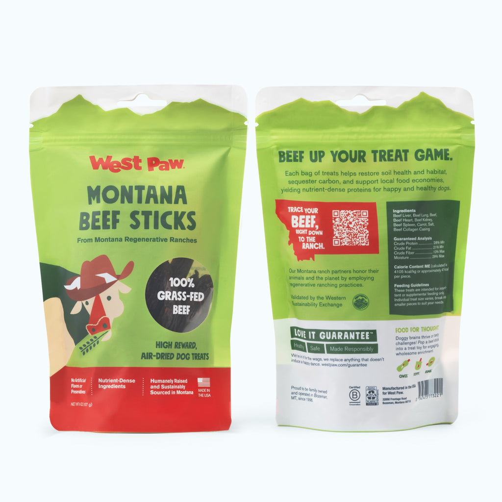 West Paw | Air-Dried Beef Stick Dog Treat