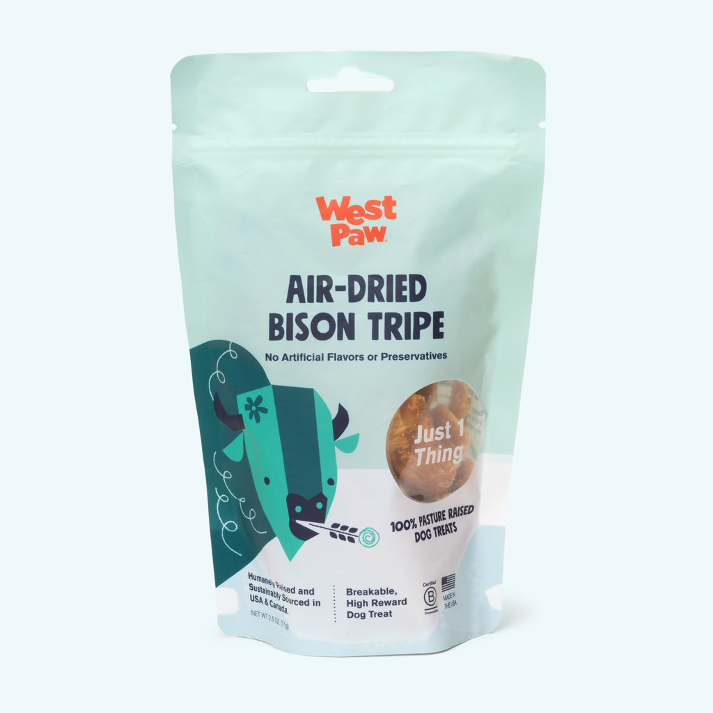 West Paw | Air-Dried Bison Tripe Dog Treats