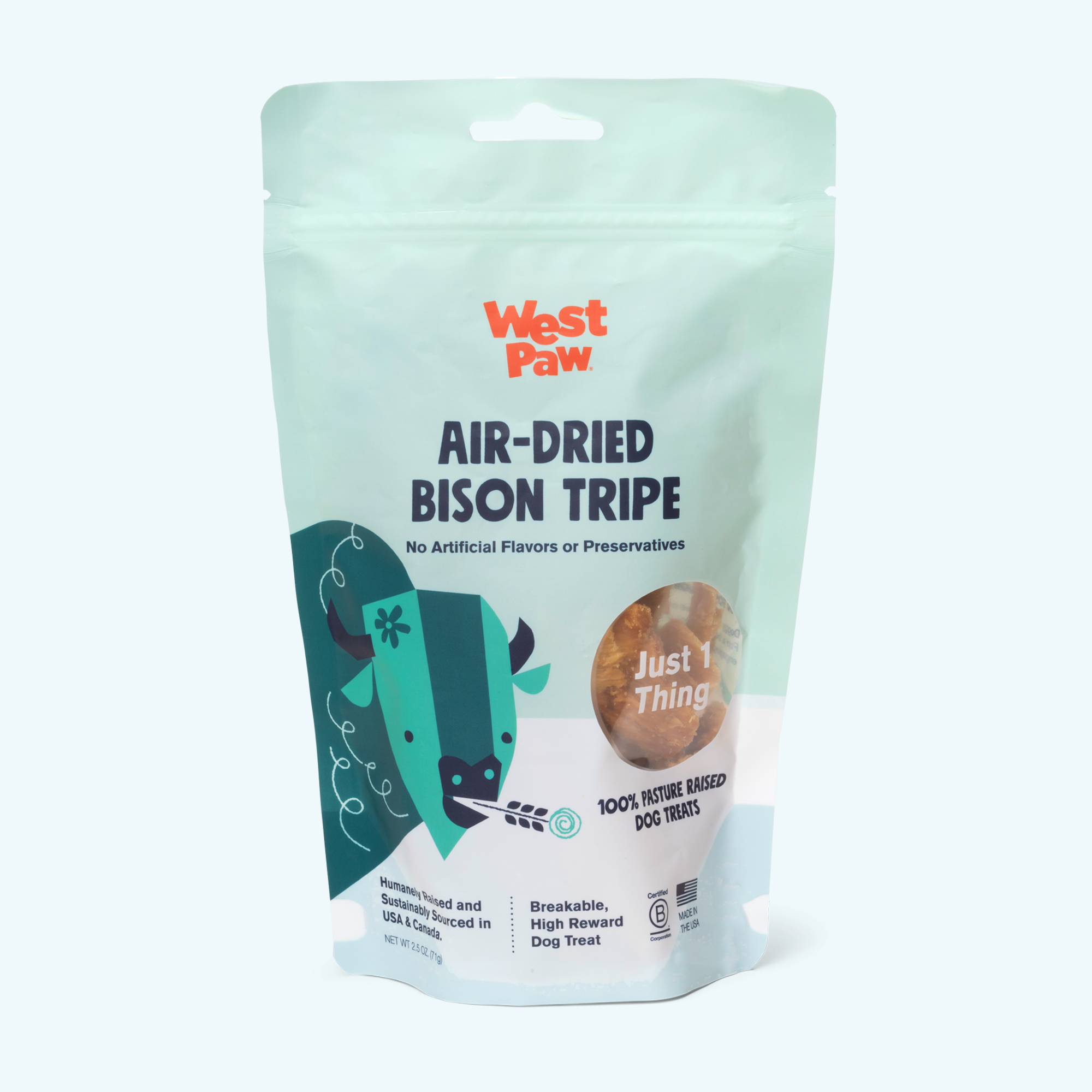 West Paw | Air-Dried Bison Tripe Dog Treats