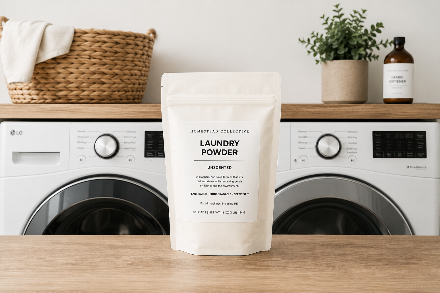 Unscented Laundry Powder