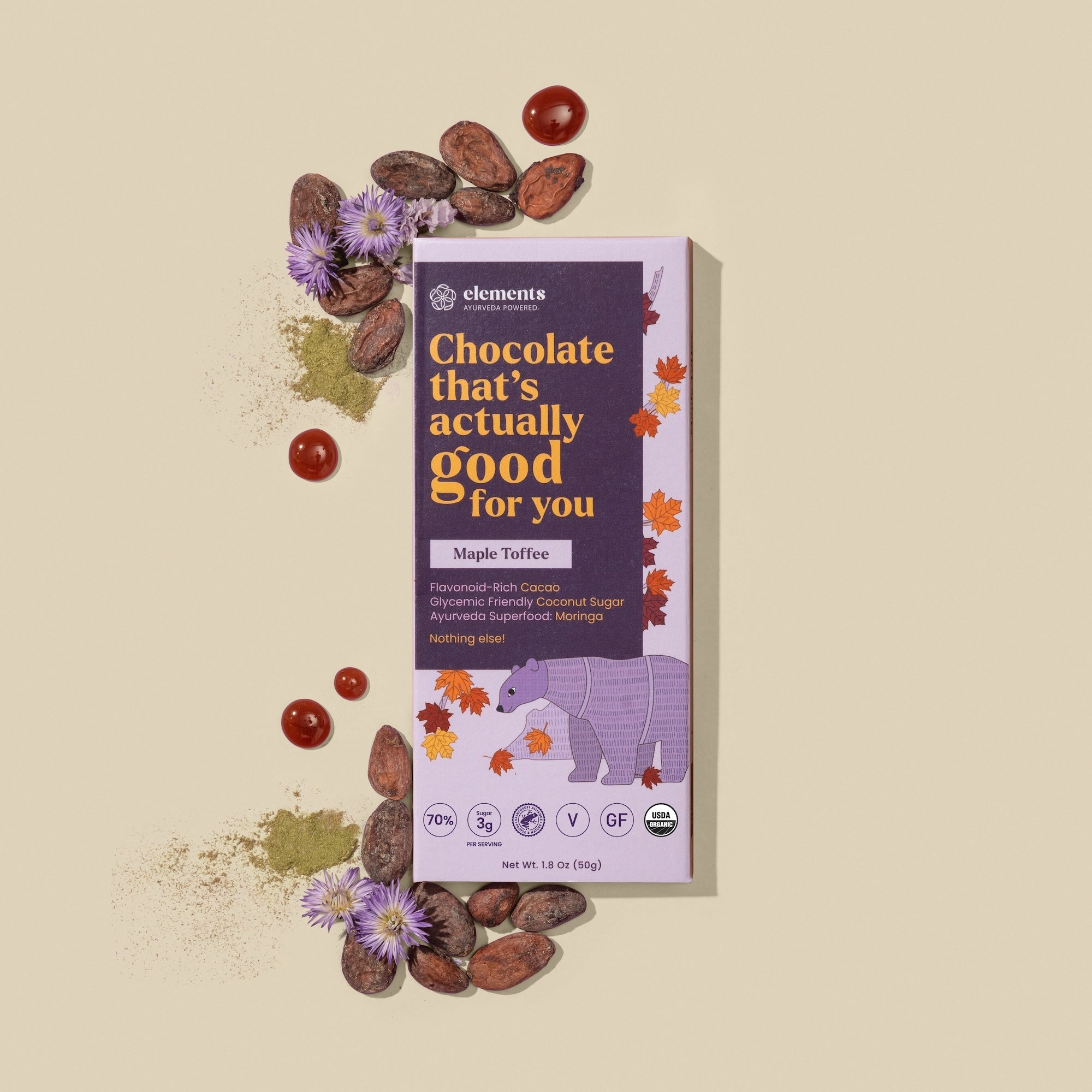 Elements Truffles | Maple Toffee Dark Chocolate