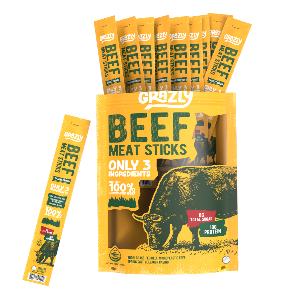 Grazly | Plain Beef Meat Sticks