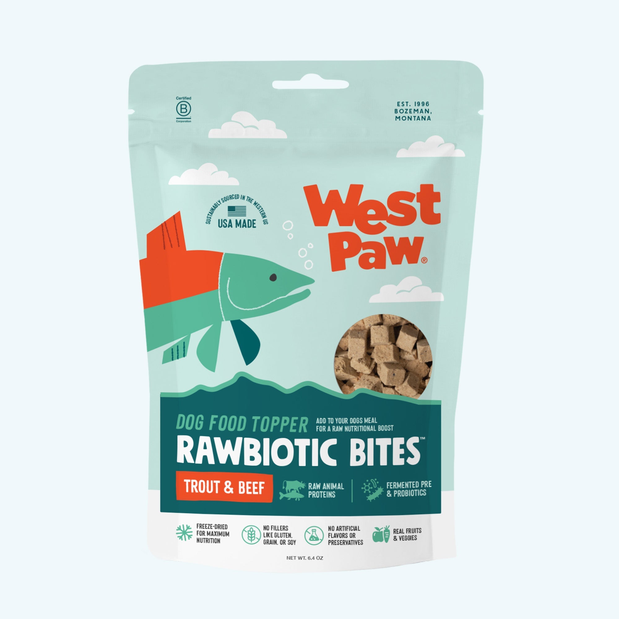 West Paw | Trout & Beef Dog Food Topper