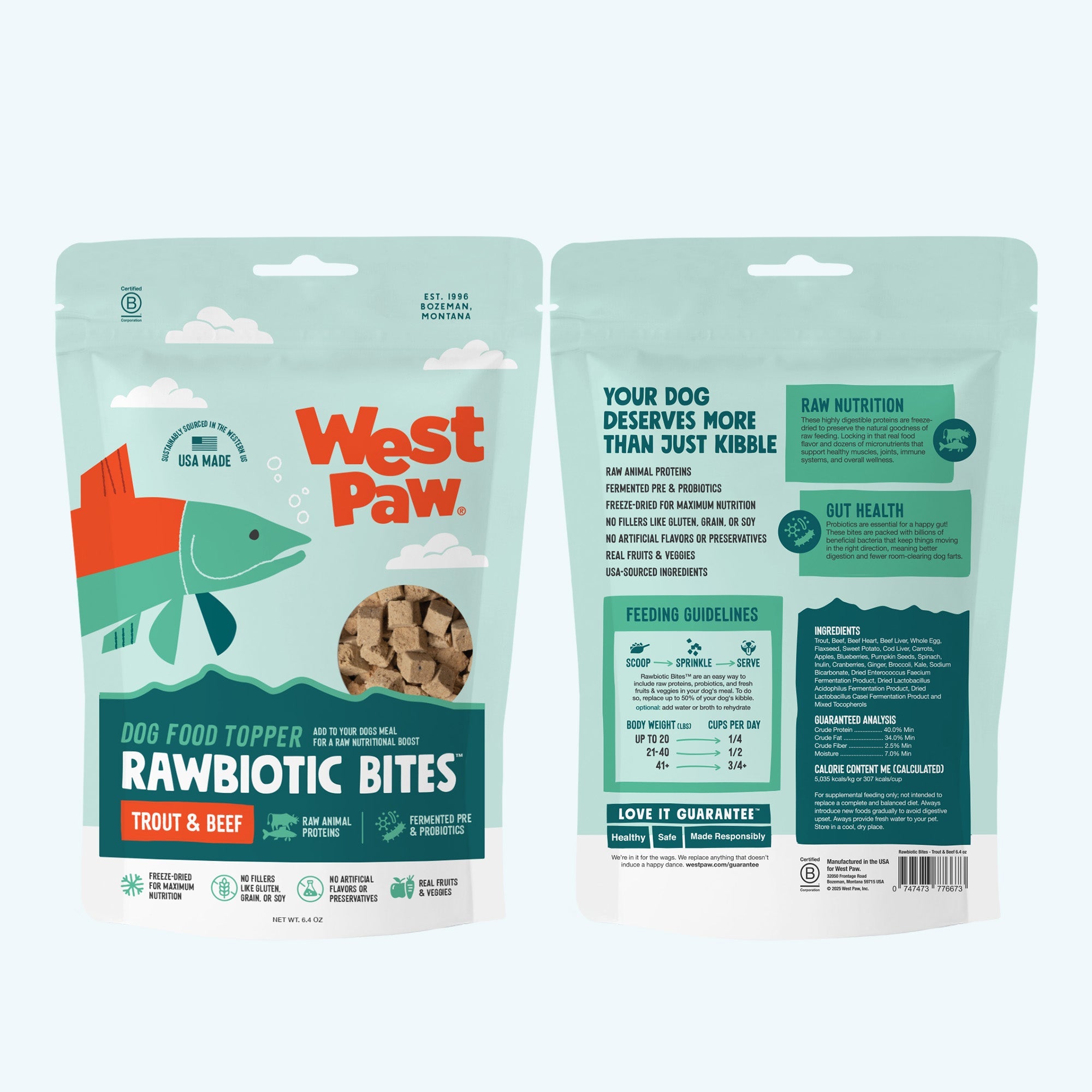 West Paw | Trout & Beef Dog Food Topper