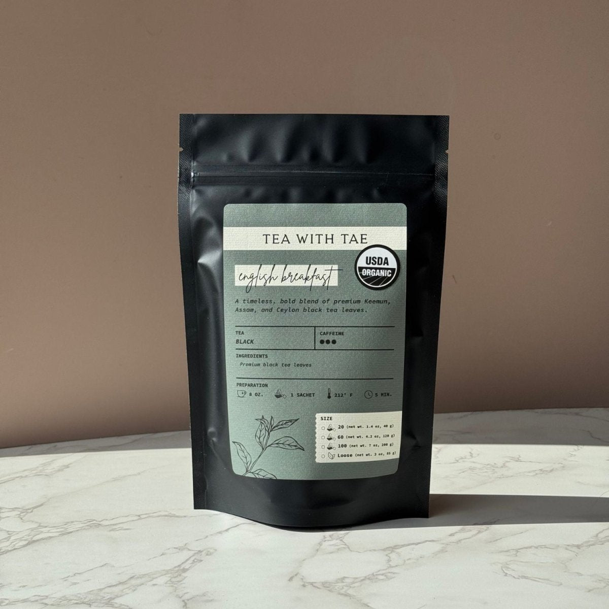 Tea with Tae | Organic English Breakfast Tea