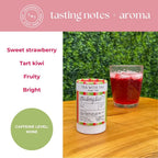 Tea with Tae | Strawberry Kiwi Iced Mini Tea Tube (5 iced sachets)