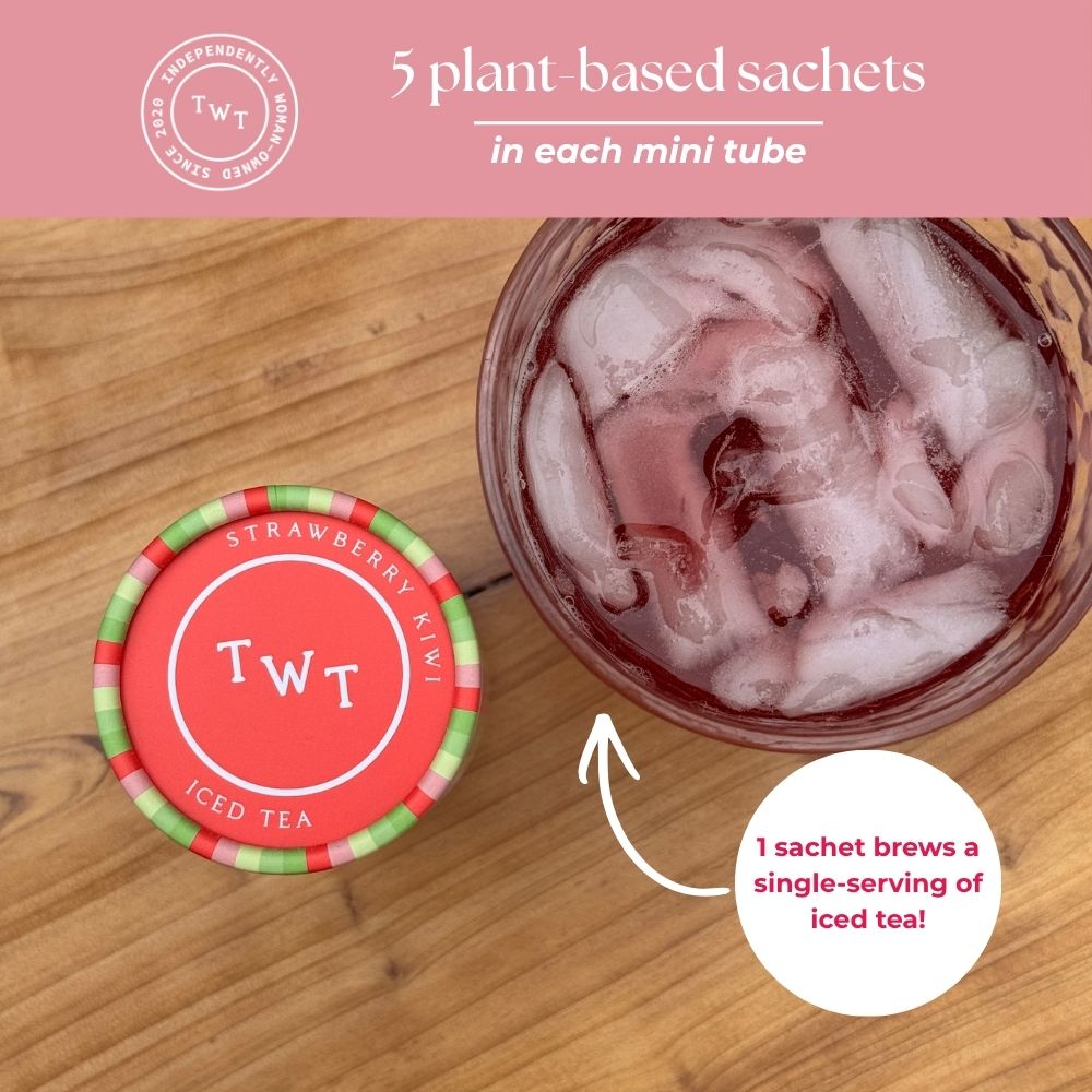 Tea with Tae | Strawberry Kiwi Iced Mini Tea Tube (5 iced sachets)