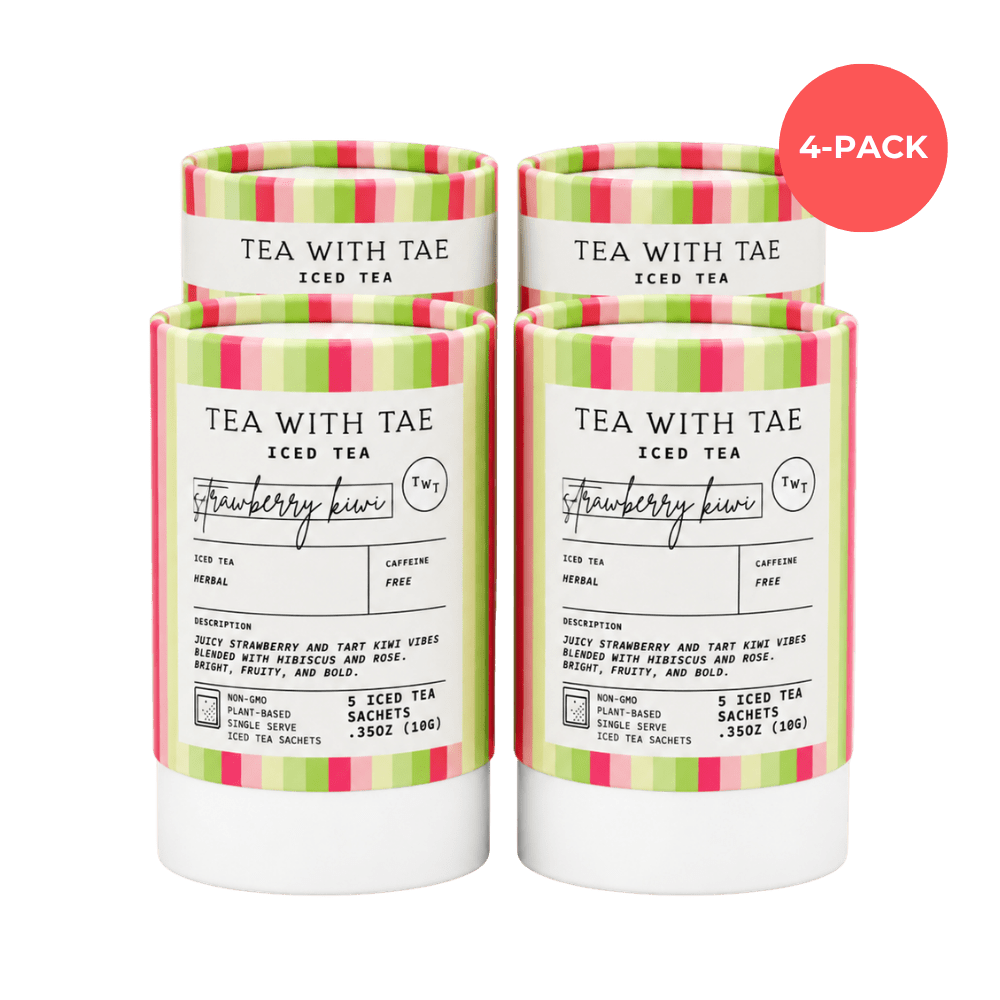 Tea with Tae | Strawberry Kiwi Iced Mini Tea Tube (5 iced sachets)