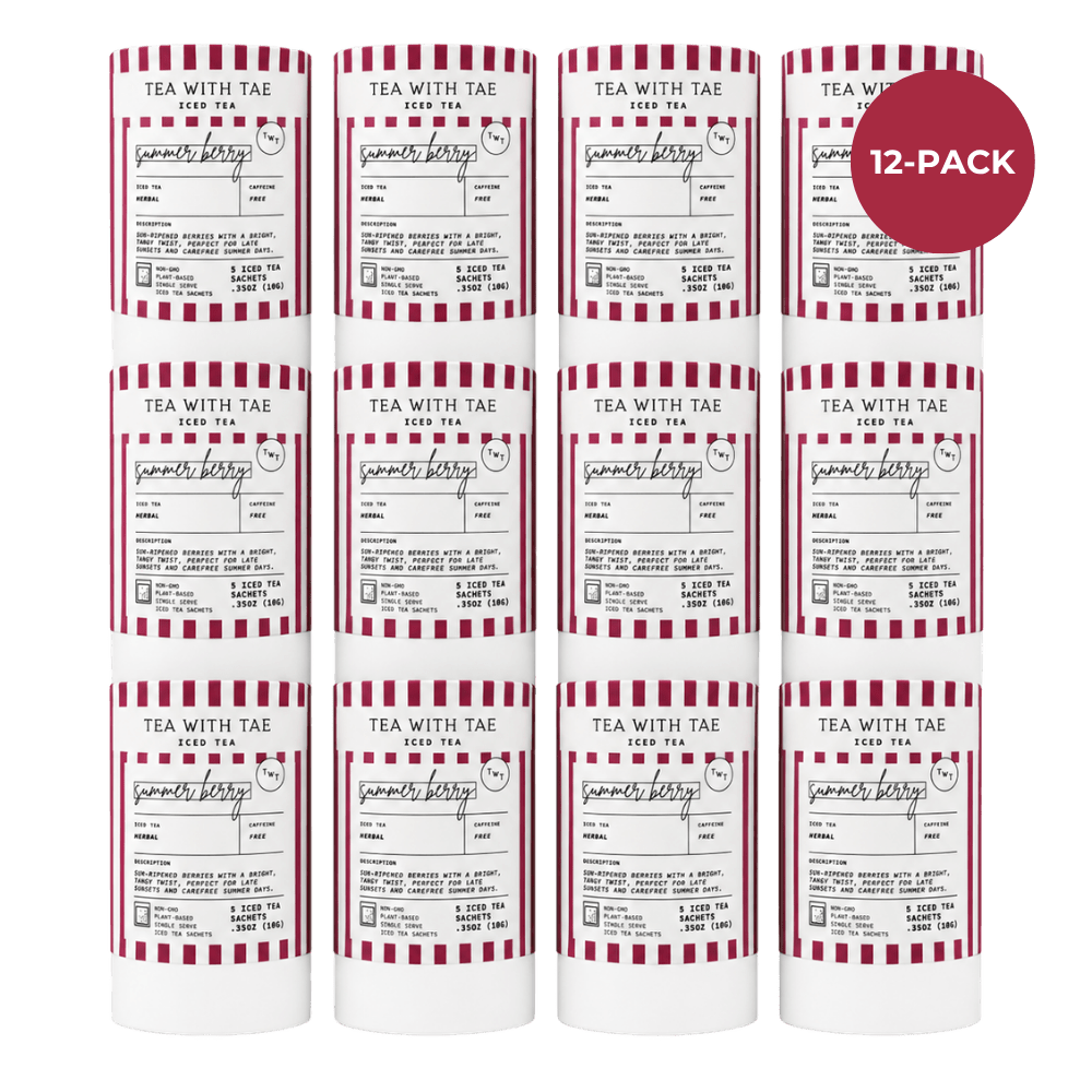 Tea with Tae | Summer Berry Iced Mini Tea Tube (5 iced sachets)