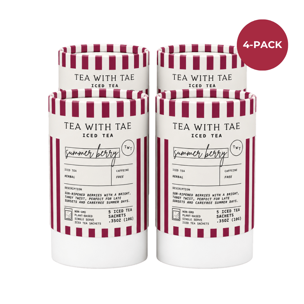 Tea with Tae | Summer Berry Iced Mini Tea Tube (5 iced sachets)