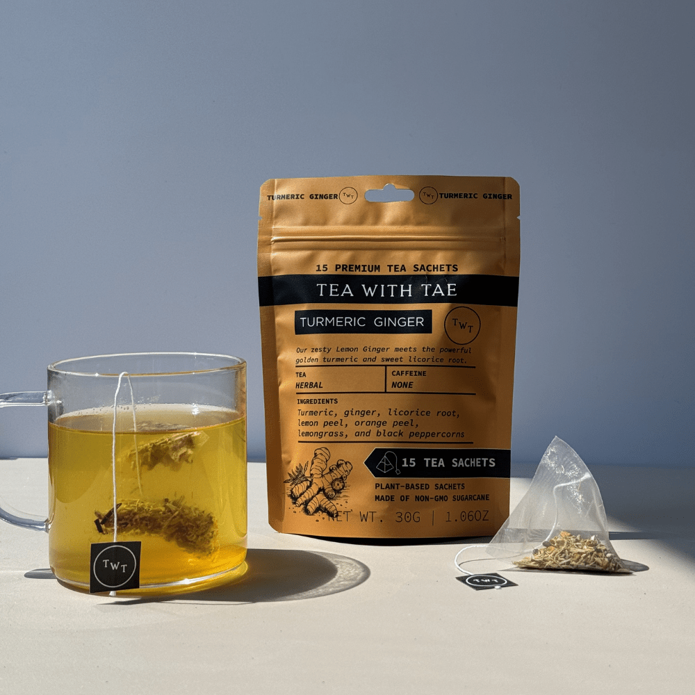 Tea with Tae | Turmeric Ginger Hot Tea  Pouch