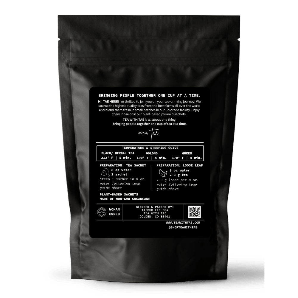 Tea with Tae | Turmeric Ginger Hot Tea  Pouch