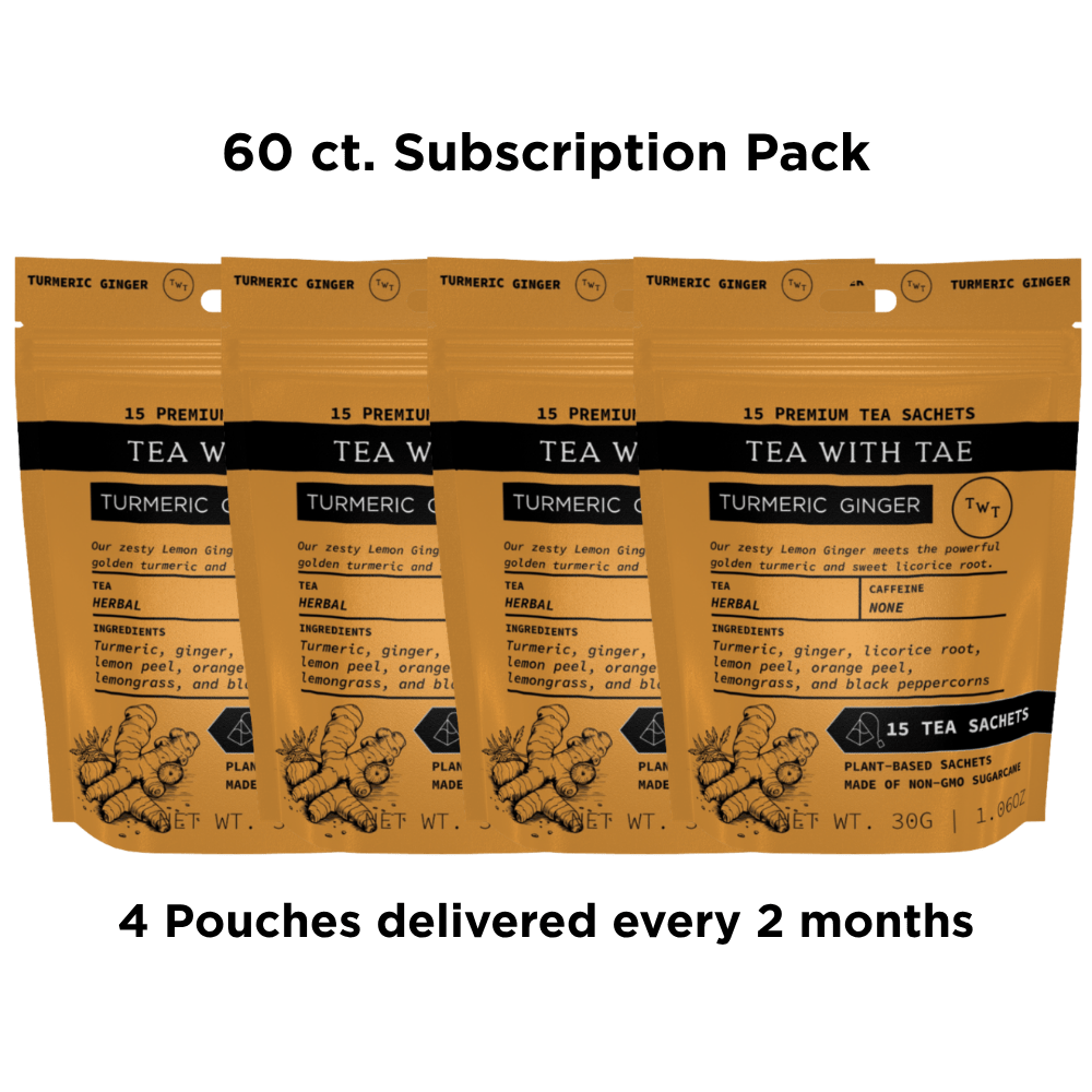Tea with Tae | Turmeric Ginger Hot Tea  Pouch